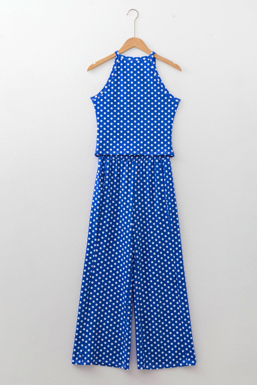 Polka Dot Tank & Loose Pants Set - Rooted & Reckless Co.