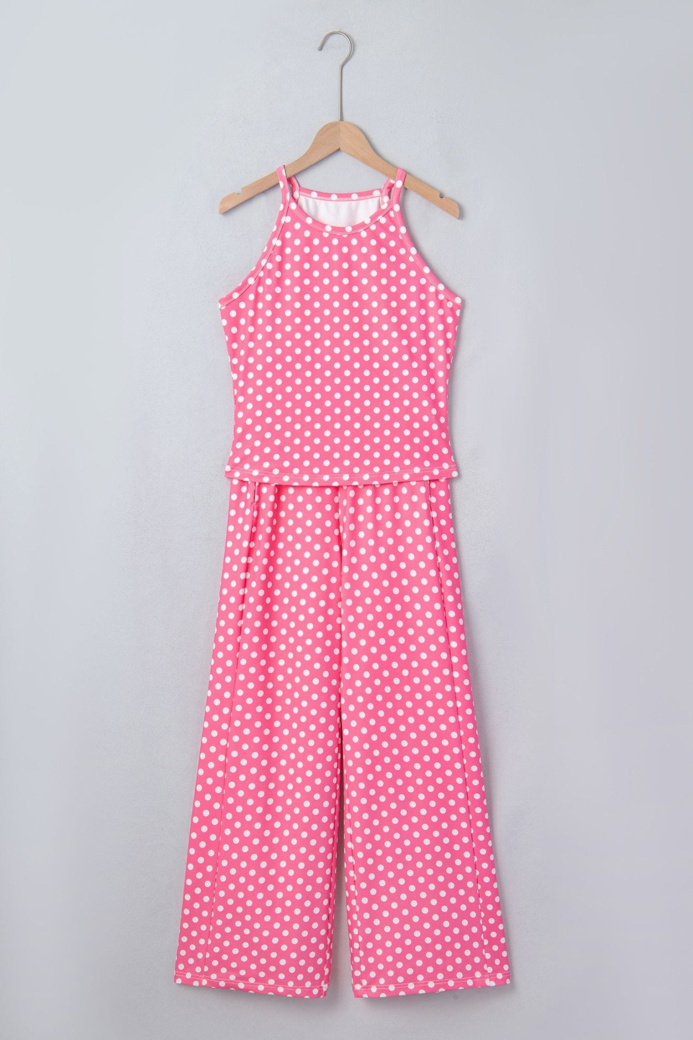 Polka Dot Tank & Loose Pants Set - Rooted & Reckless Co.