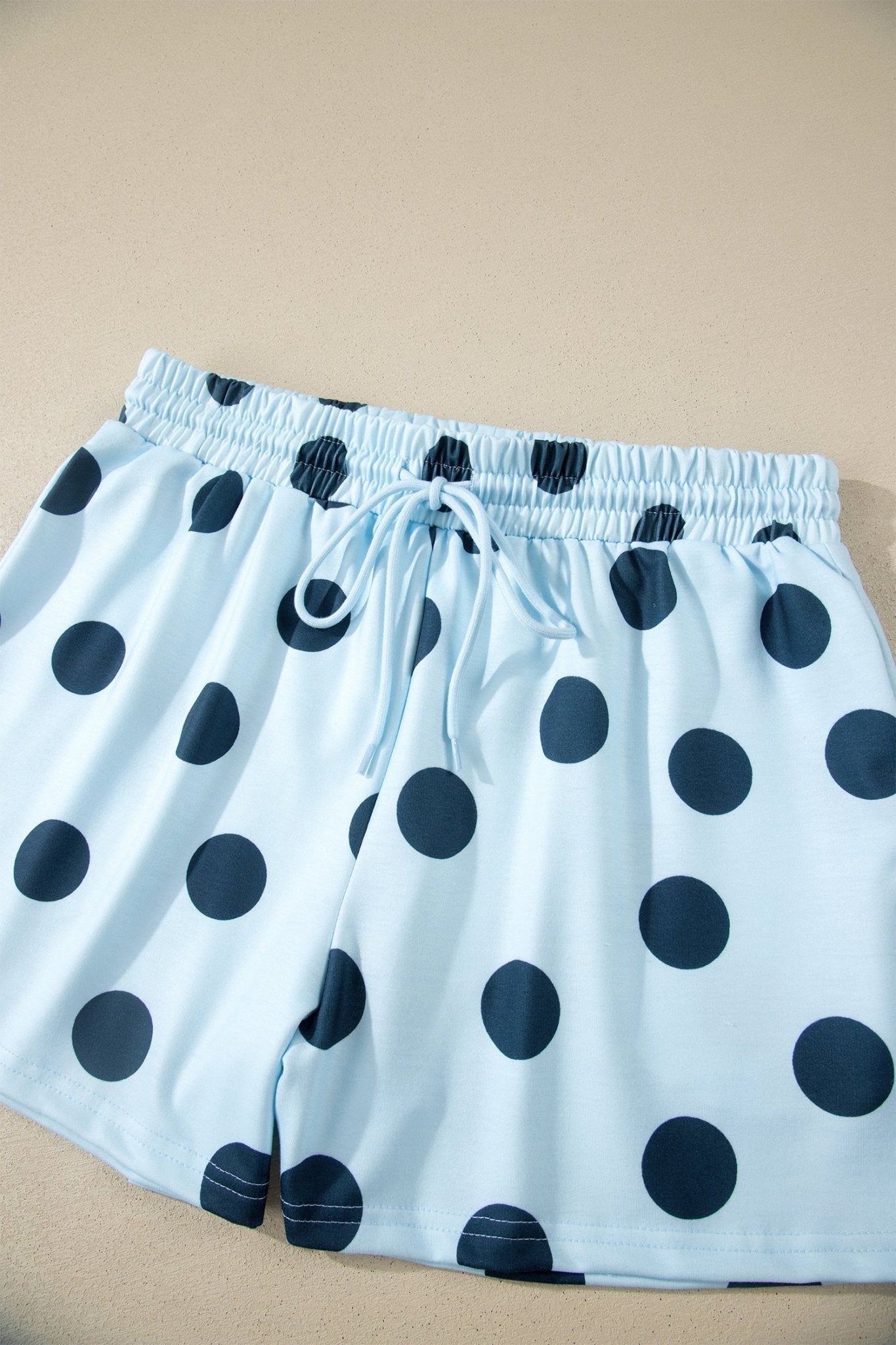 Polka Dot Tee & Drawstring Short Set - Rooted & Reckless Co.