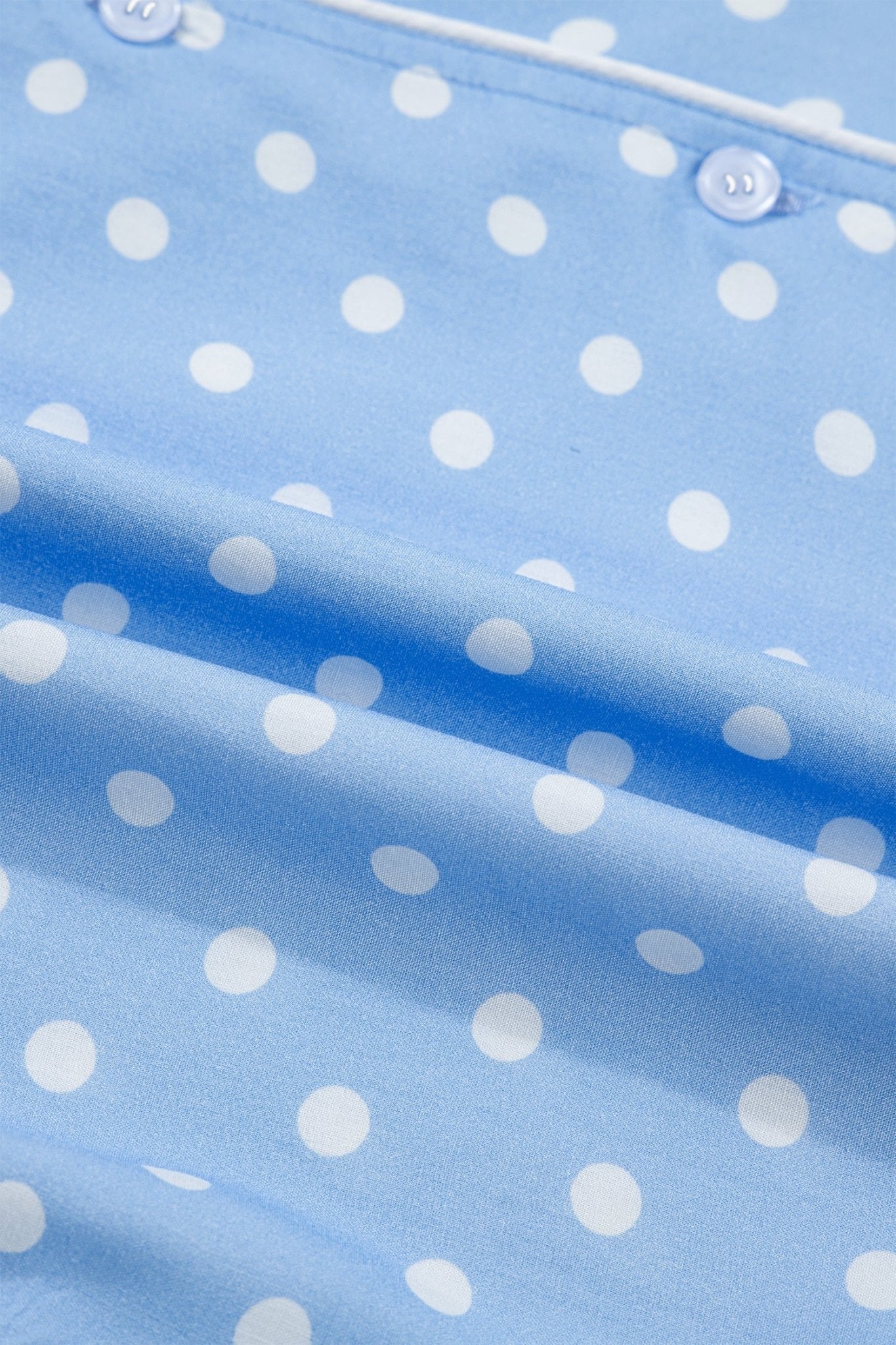 Polka Dot Top & Shorts Pajama Set - Rooted & Reckless Co.