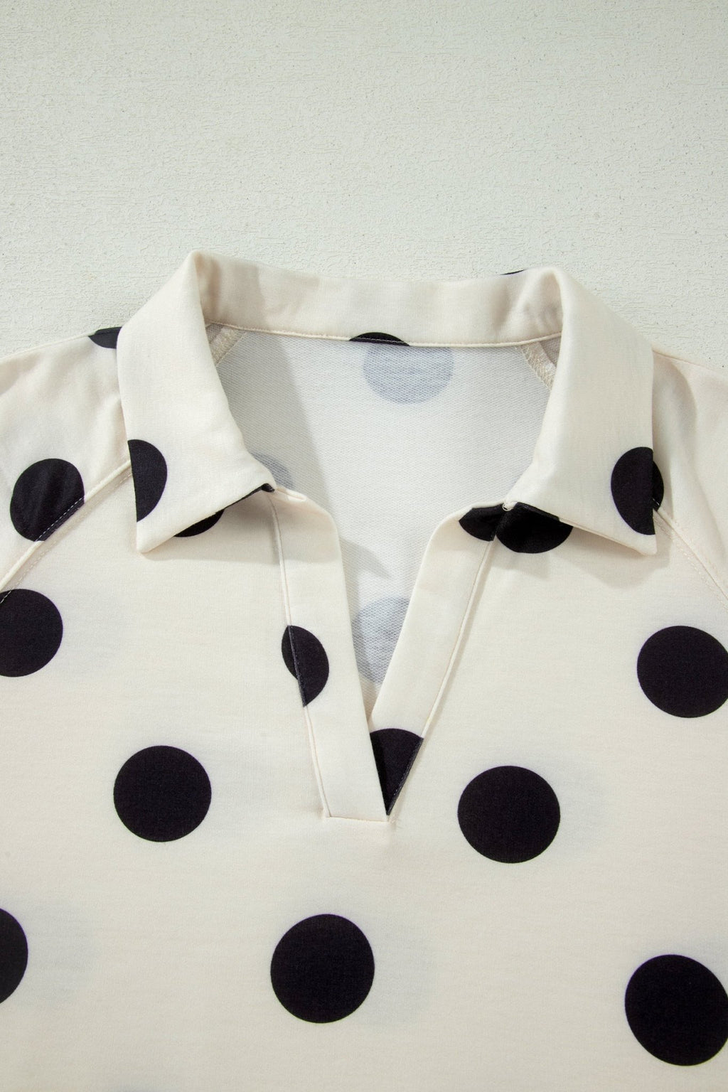 Polka Dot V-Neck Tee & Drawstring Shorts Set - Rooted & Reckless Co.