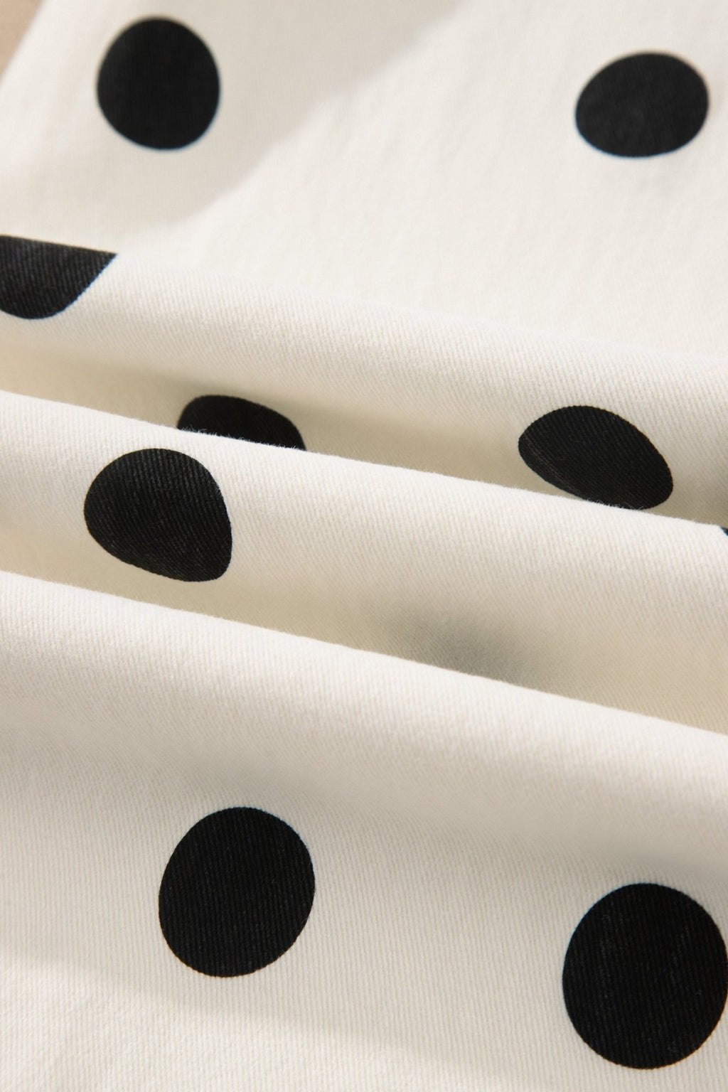 Polka Dot Wide Leg Ankle Length Jeans - Rooted & Reckless Co.