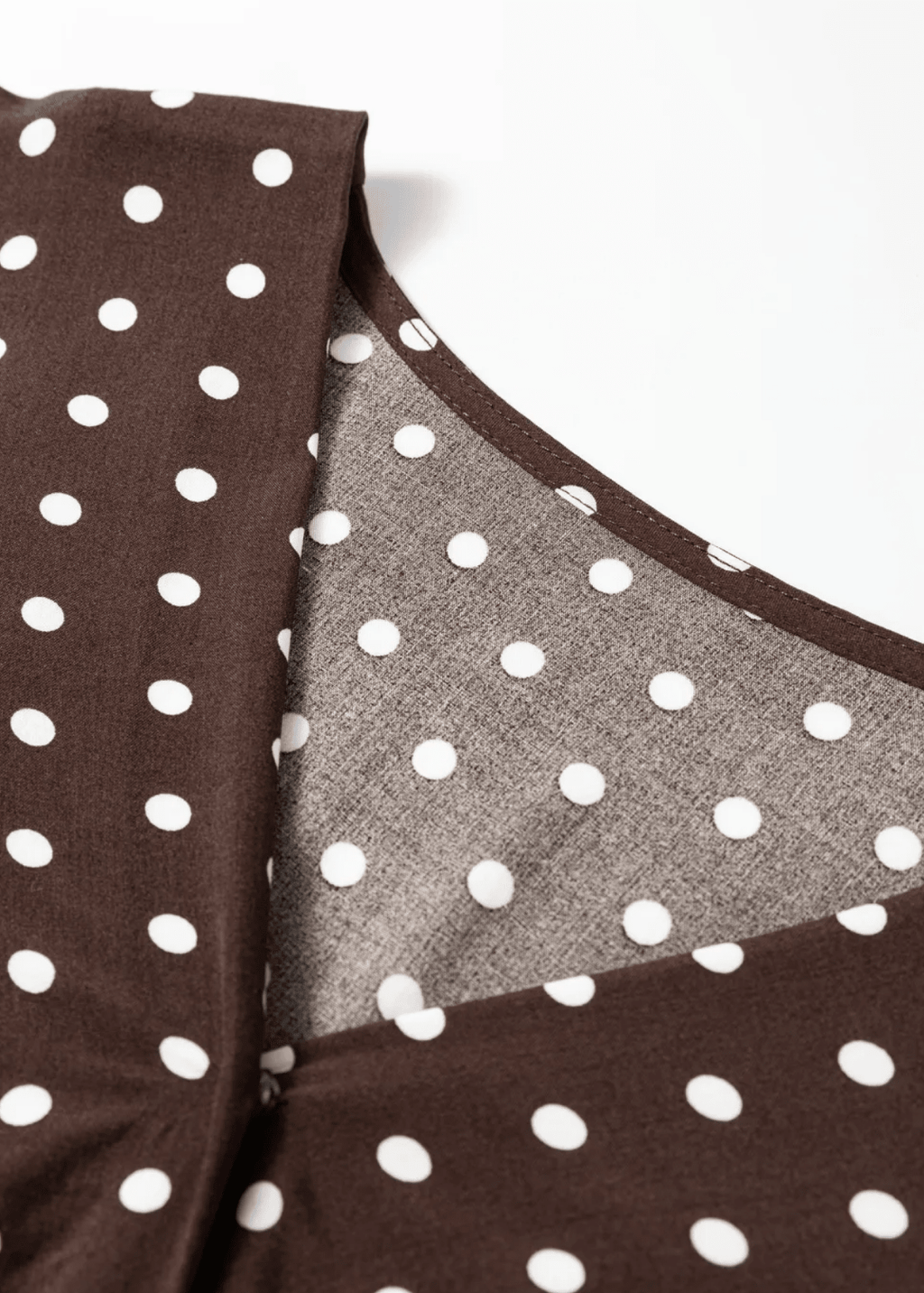 Polka Dot Wrap V-Neck Ruffle Mini Dress - Rooted & Reckless Co.