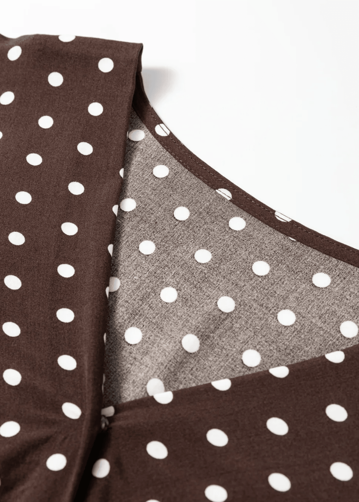 Polka Dot Wrap V-Neck Ruffle Mini Dress - Rooted & Reckless Co.