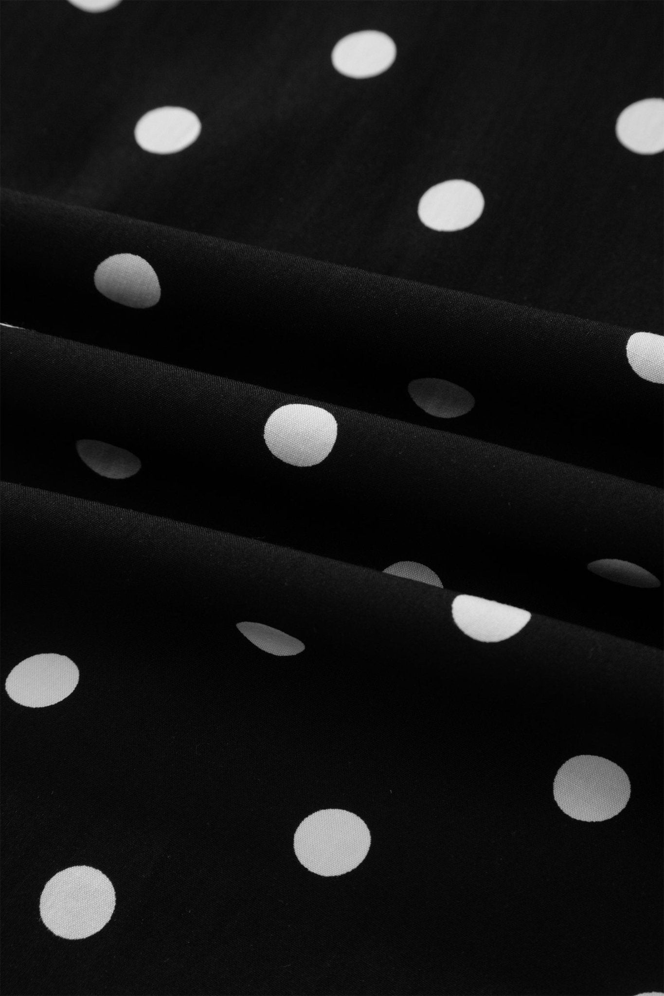 Polka Dot Zip Up V-Neck Sleeveless Dress - Rooted & Reckless Co.