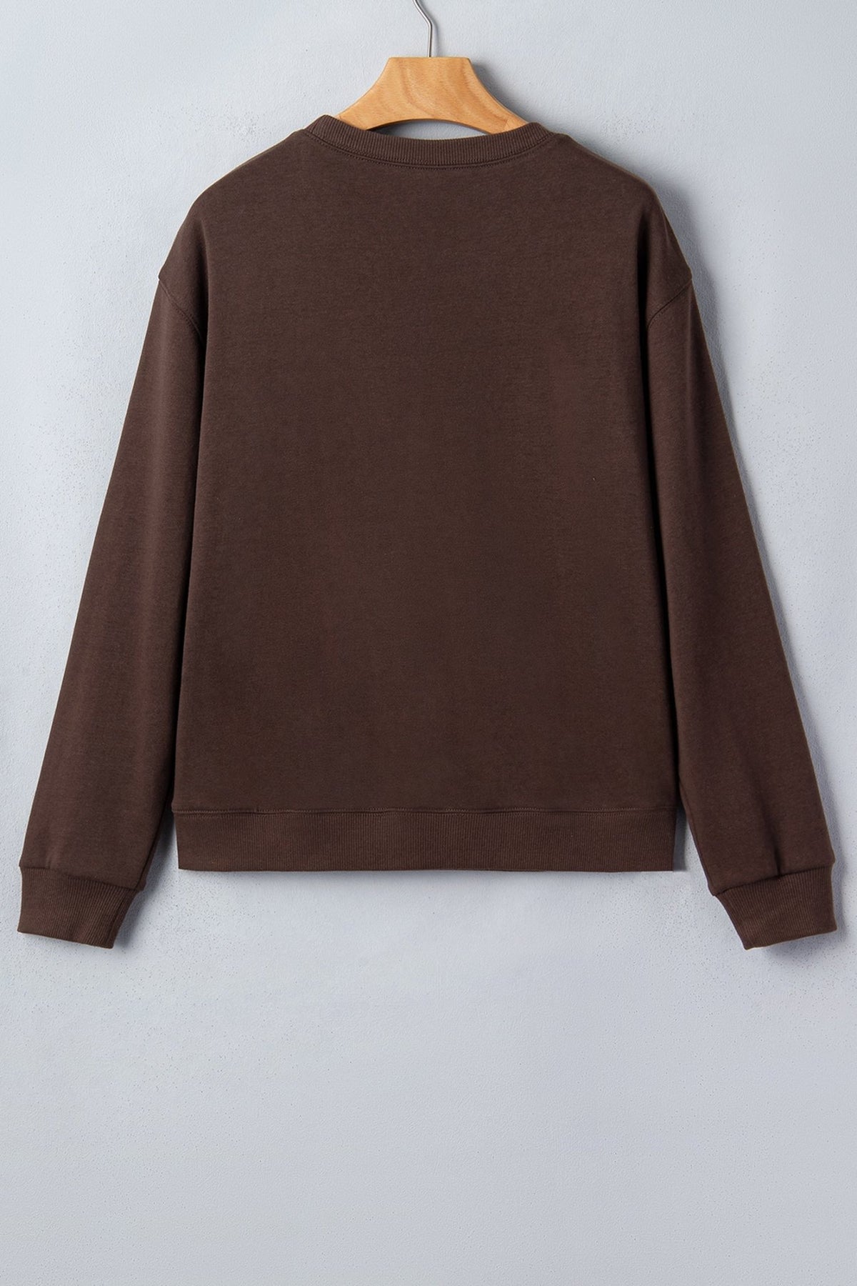 Pray Floral Stripe Gingham Embroidered Patch Sweatshirt - Rooted & Reckless Co.