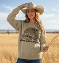 Pray Til The Cows Come Home Graphic Sweatshirt - Rooted & Reckless Co.