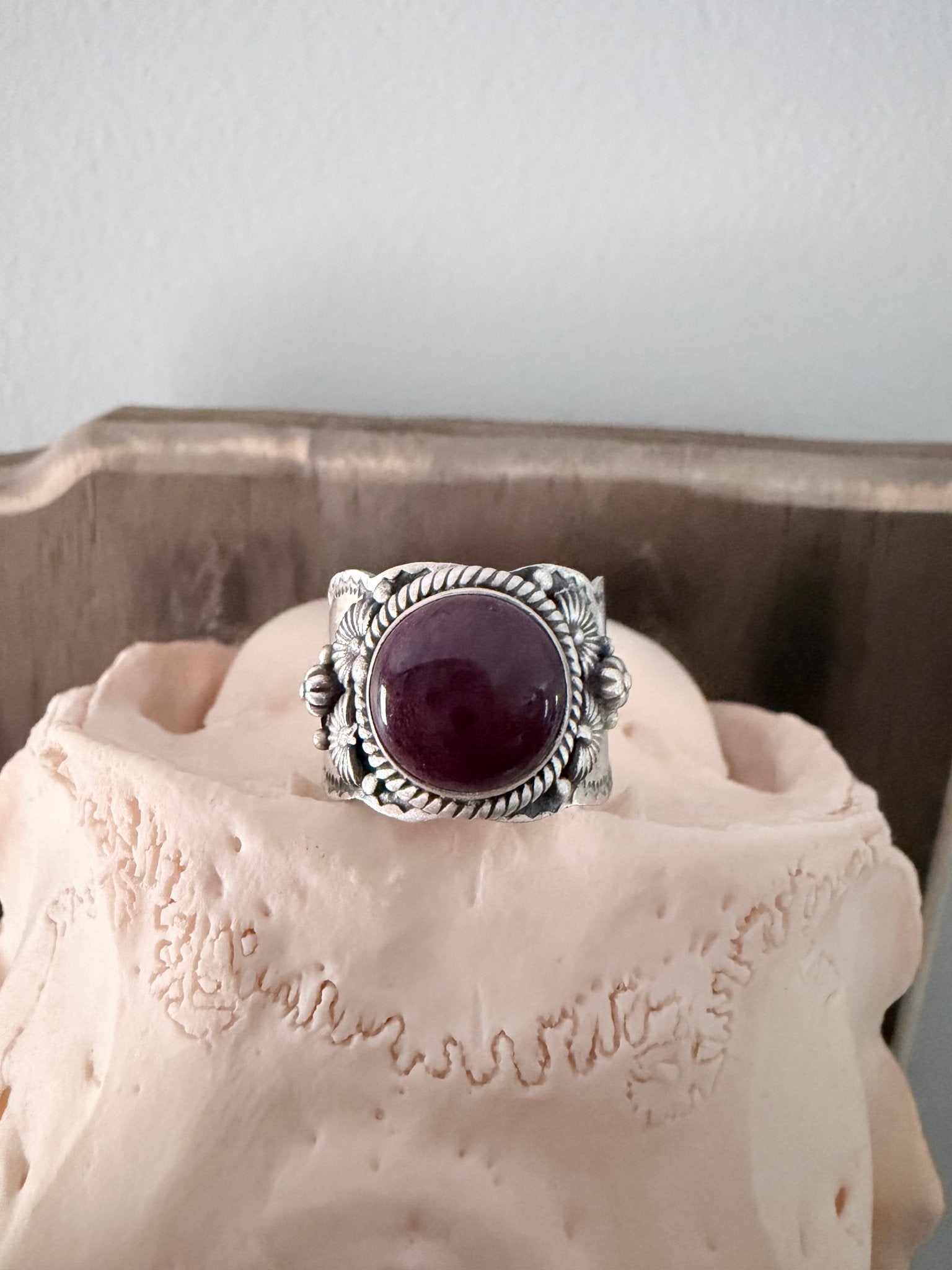 Purple Spiny Cigar Band Ring - Rooted & Reckless Co.