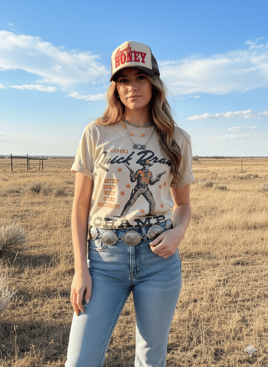 Quick Draw Champ Graphic Tee - Rooted & Reckless Co.