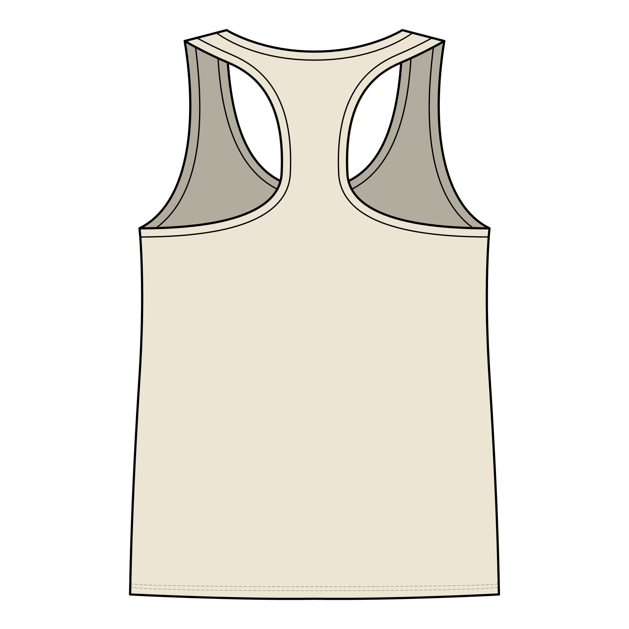 Racerback Tank — "Turn Up The Hank, Let's Drank" Leopard Print Graphic - Rooted & Reckless Co.
