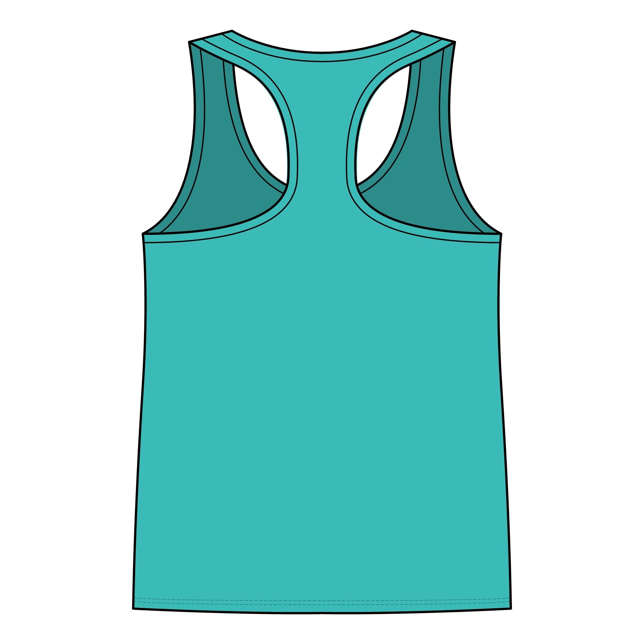 Racerback Tank — "Turn Up The Hank, Let's Drank" Leopard Print Graphic - Rooted & Reckless Co.
