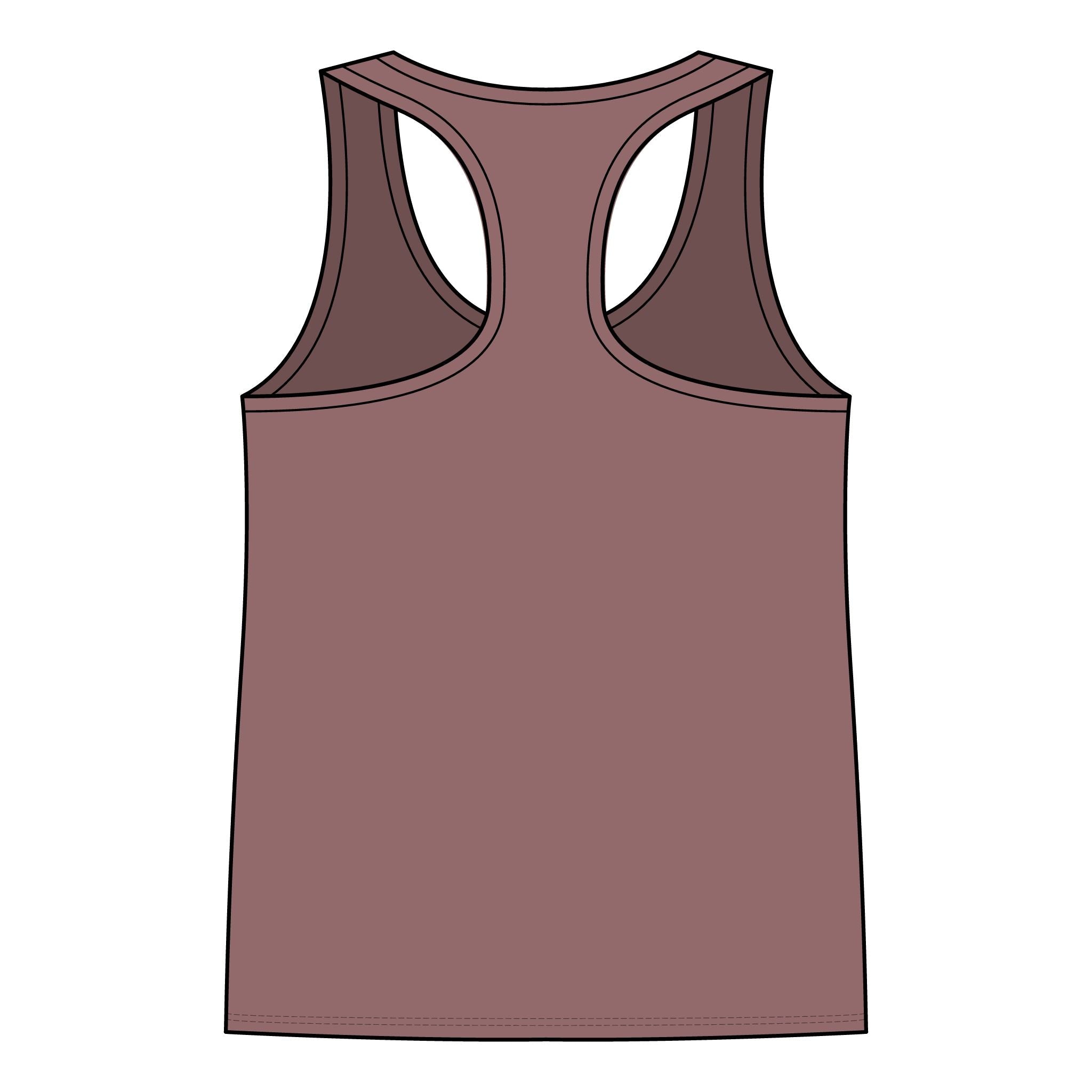 Racerback Tank — "Turn Up The Hank, Let's Drank" Leopard Print Graphic - Rooted & Reckless Co.
