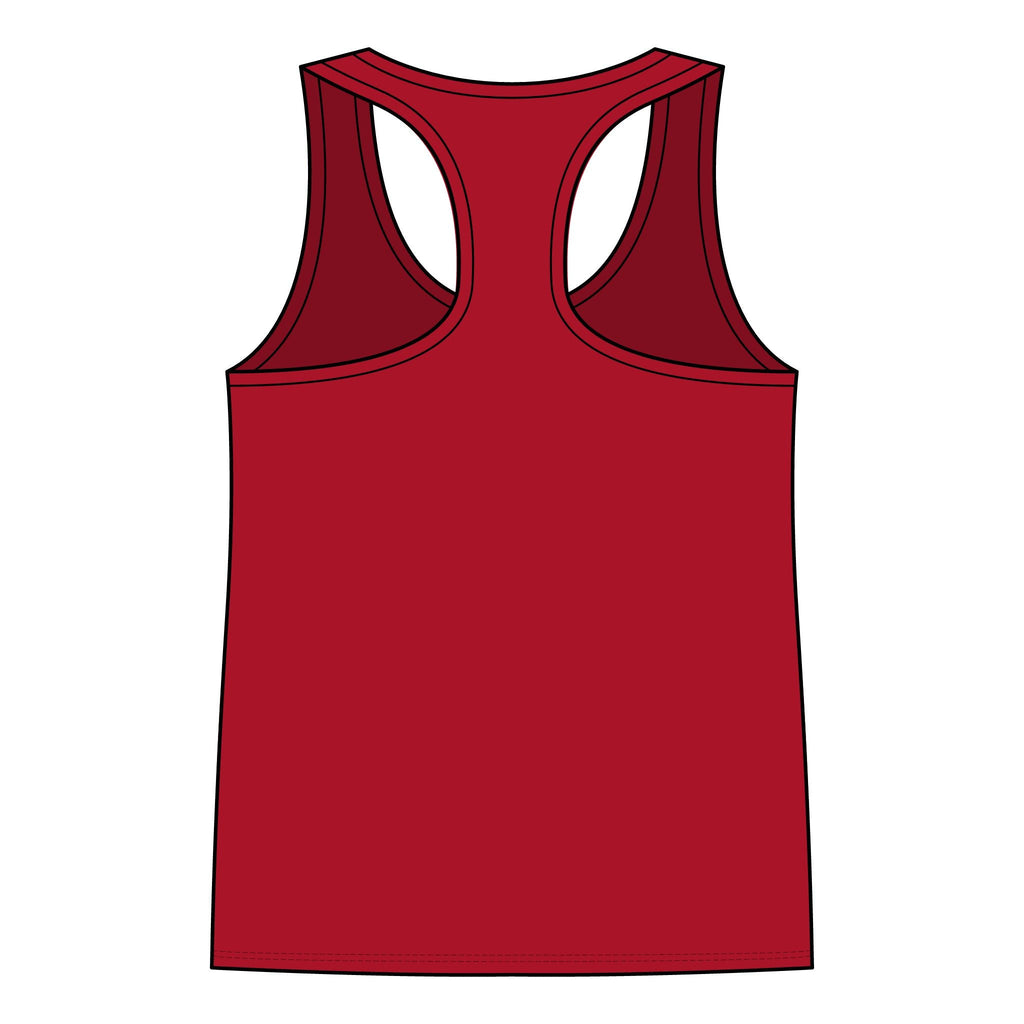 Racerback Tank — "Turn Up The Hank, Let's Drank" Leopard Print Graphic - Rooted & Reckless Co.