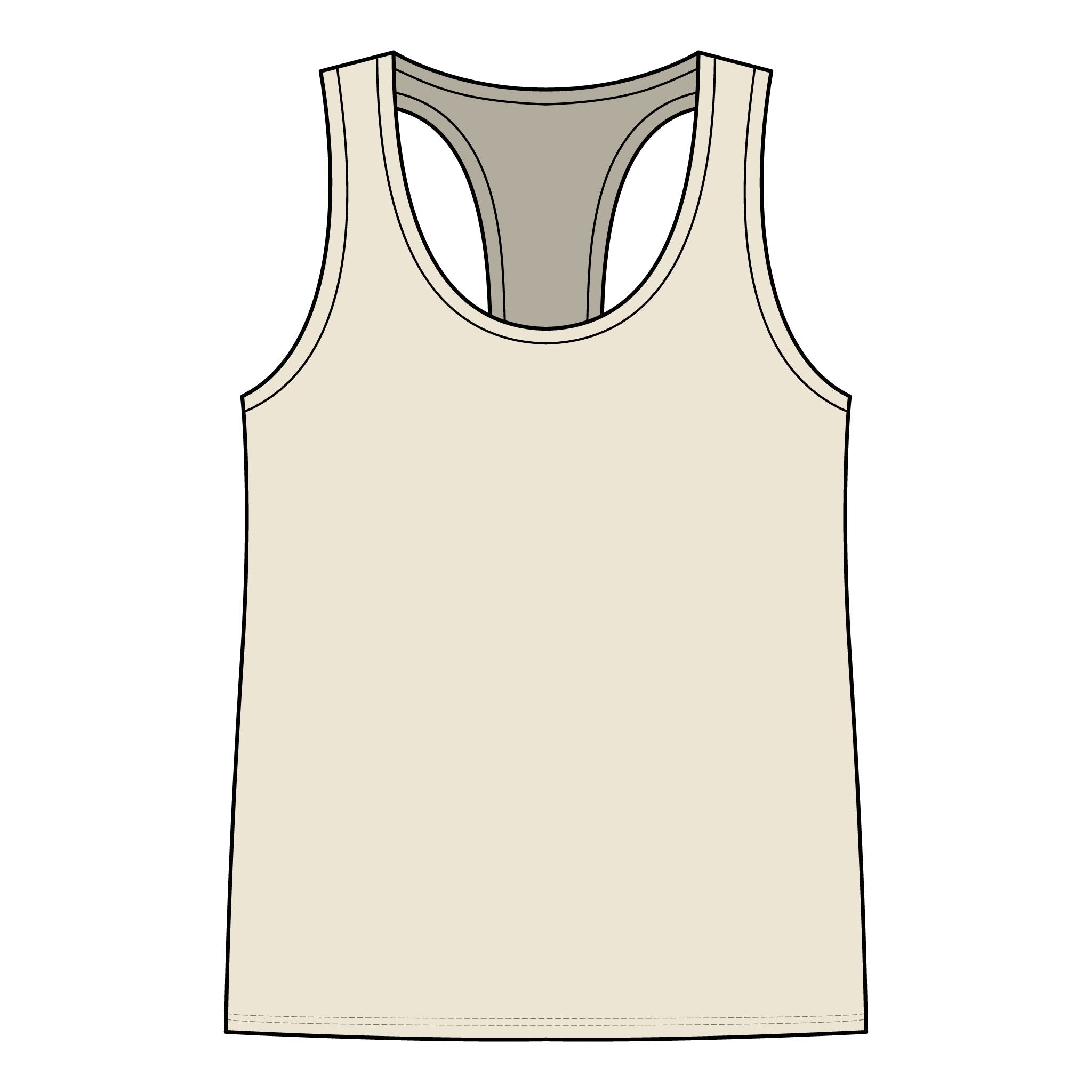 Racerback Tank — "Turn Up The Hank, Let's Drank" Leopard Print Graphic - Rooted & Reckless Co.
