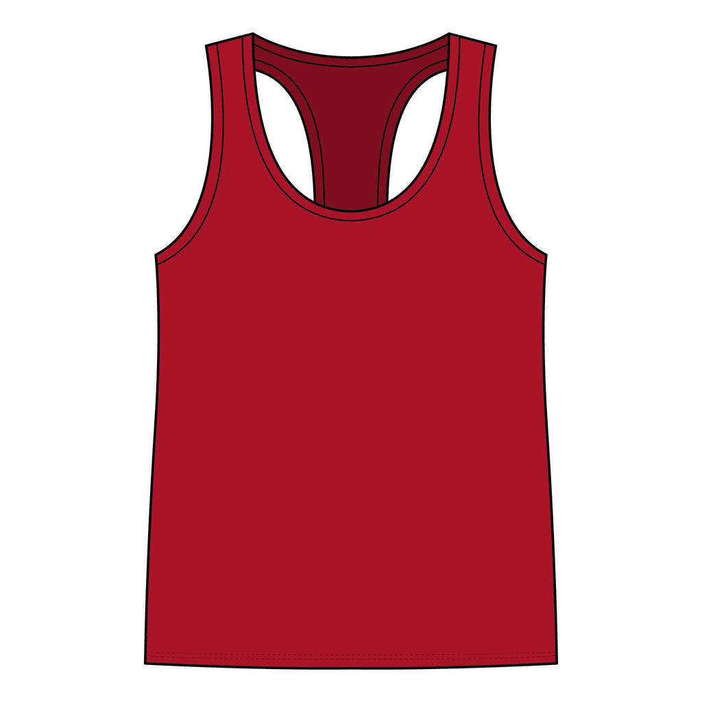 Racerback Tank — "Turn Up The Hank, Let's Drank" Leopard Print Graphic - Rooted & Reckless Co.