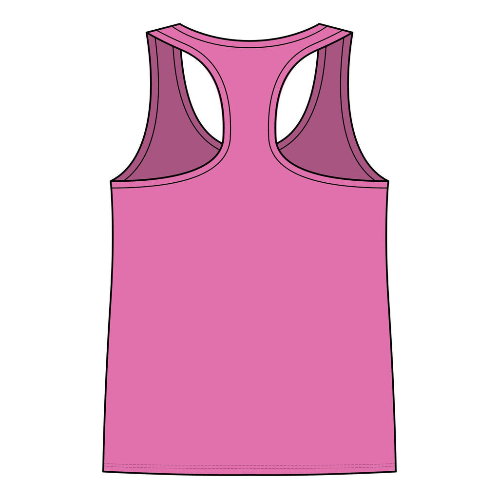 Racerback Tank — "Turn Up The Hank, Let's Drank" Leopard Print Graphic - Rooted & Reckless Co.