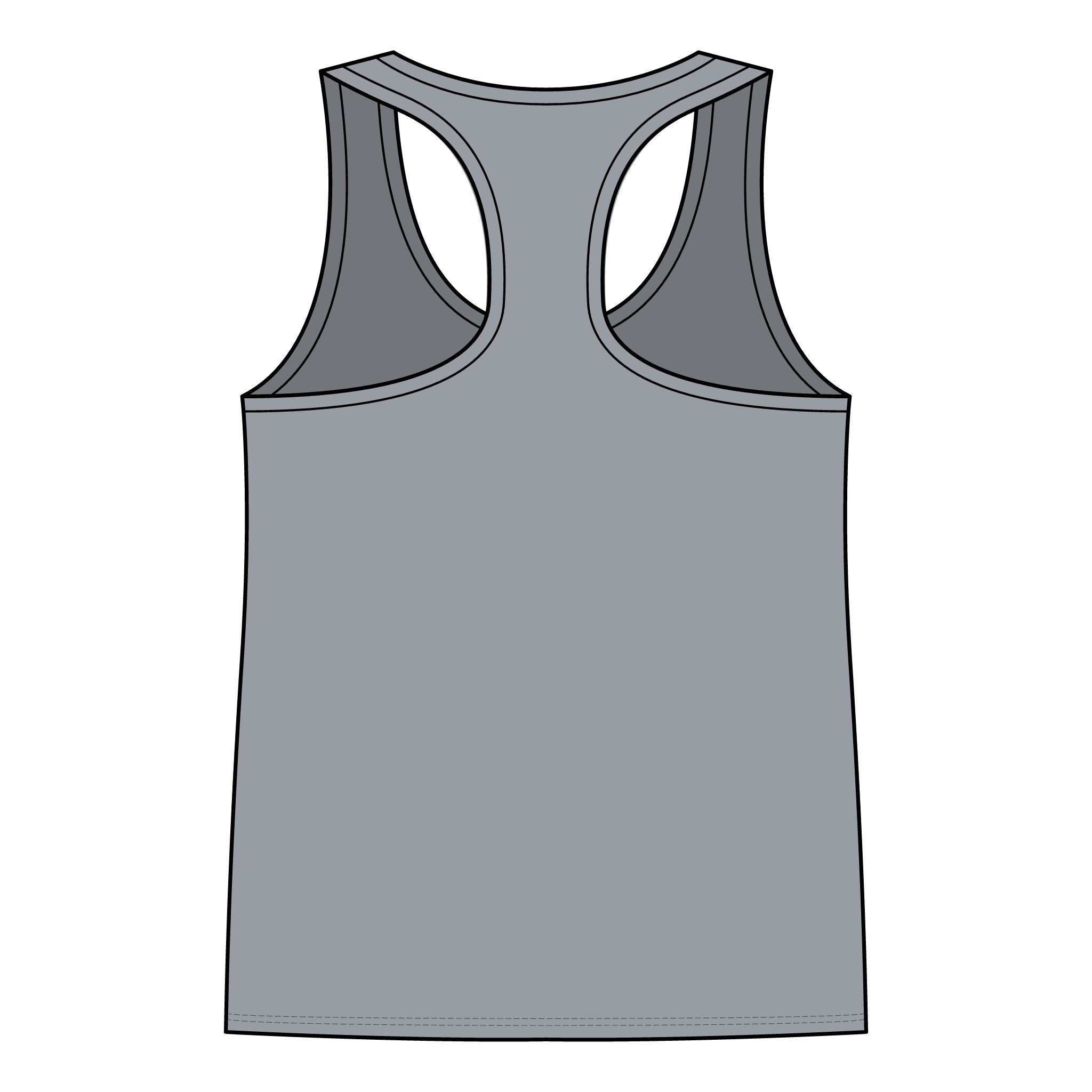 Racerback Tank — "Turn Up The Hank, Let's Drank" Leopard Print Graphic - Rooted & Reckless Co.