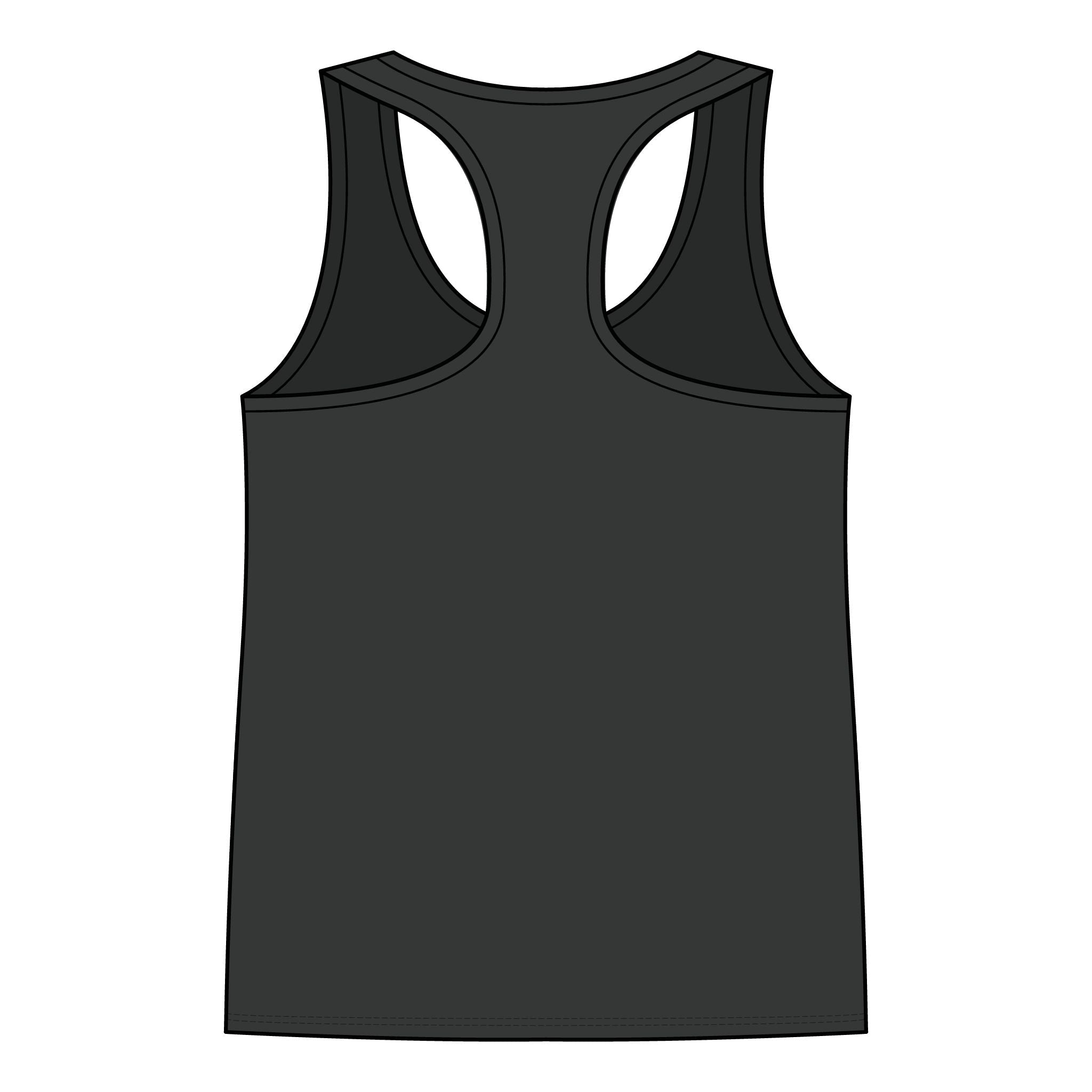 Racerback Tank — "Turn Up The Hank, Let's Drank" Leopard Print Graphic - Rooted & Reckless Co.