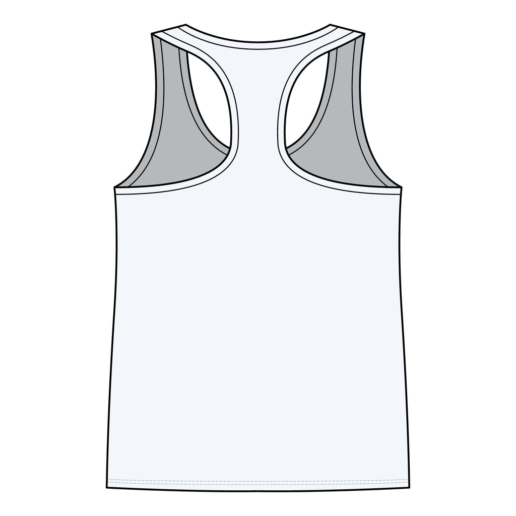 Racerback Tank — "Turn Up The Hank, Let's Drank" Leopard Print Graphic - Rooted & Reckless Co.