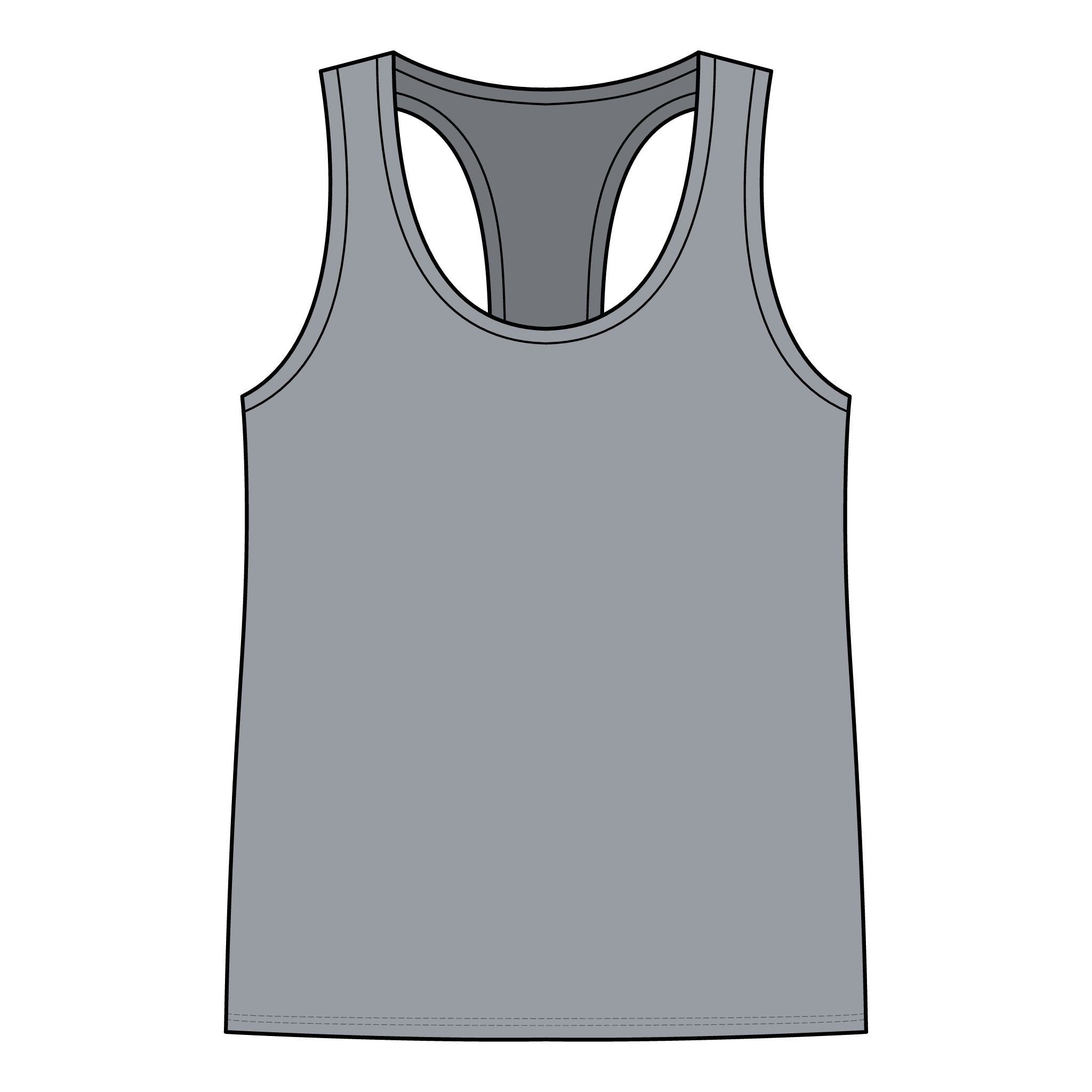 Racerback Tank — "Turn Up The Hank, Let's Drank" Leopard Print Graphic - Rooted & Reckless Co.