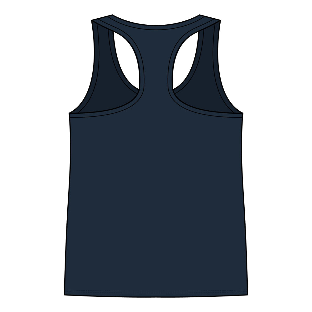 Racerback Tank — "Turn Up The Hank, Let's Drank" Leopard Print Graphic - Rooted & Reckless Co.