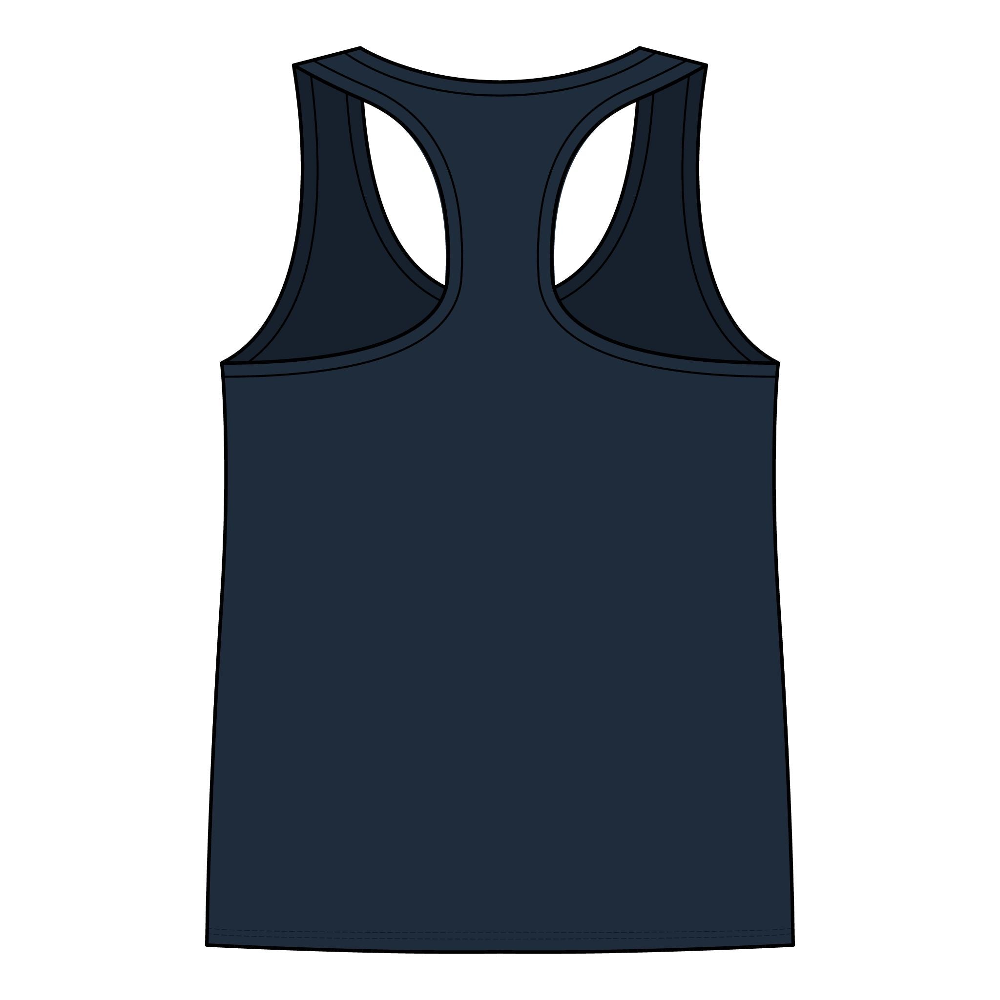 Racerback Tank — "Turn Up The Hank, Let's Drank" Leopard Print Graphic - Rooted & Reckless Co.