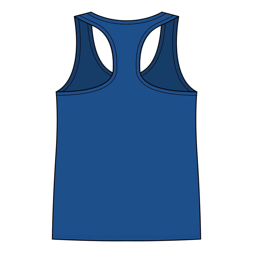 Racerback Tank — "Turn Up The Hank, Let's Drank" Leopard Print Graphic - Rooted & Reckless Co.