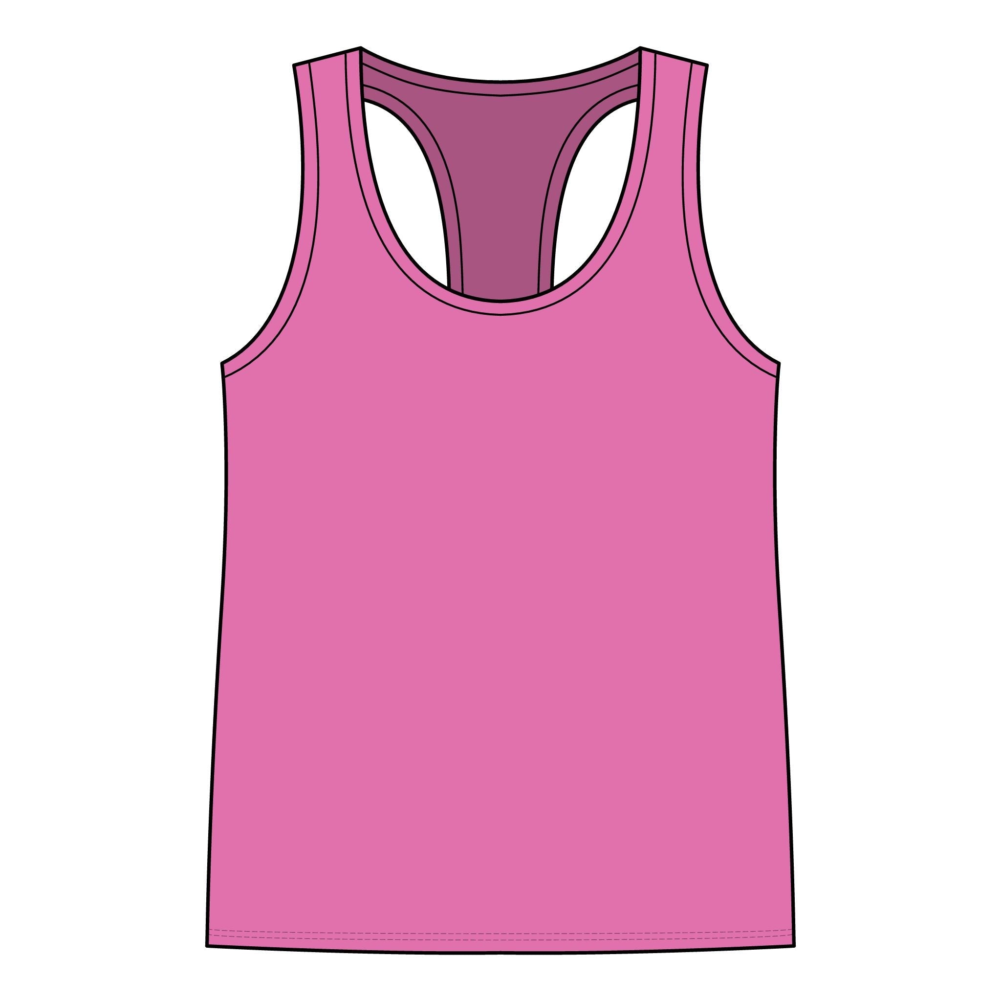 Racerback Tank — "Turn Up The Hank, Let's Drank" Leopard Print Graphic - Rooted & Reckless Co.
