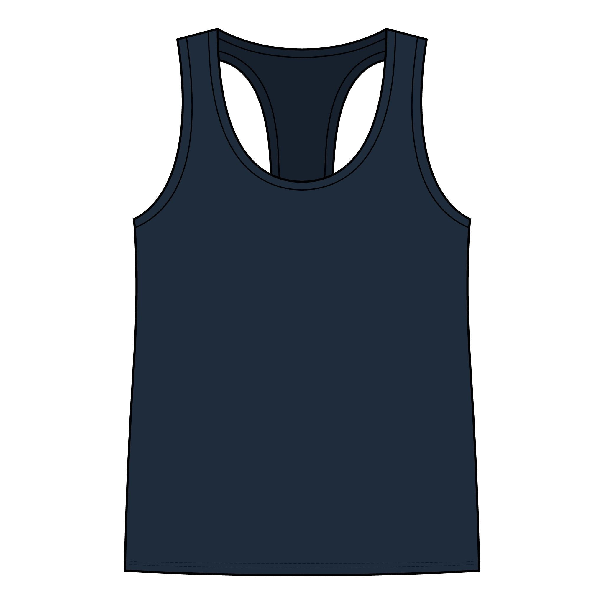 Racerback Tank — "Turn Up The Hank, Let's Drank" Leopard Print Graphic - Rooted & Reckless Co.
