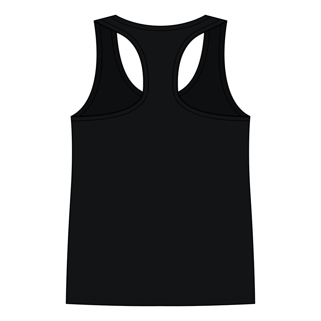 Racerback Tank — "Turn Up The Hank, Let's Drank" Leopard Print Graphic - Rooted & Reckless Co.