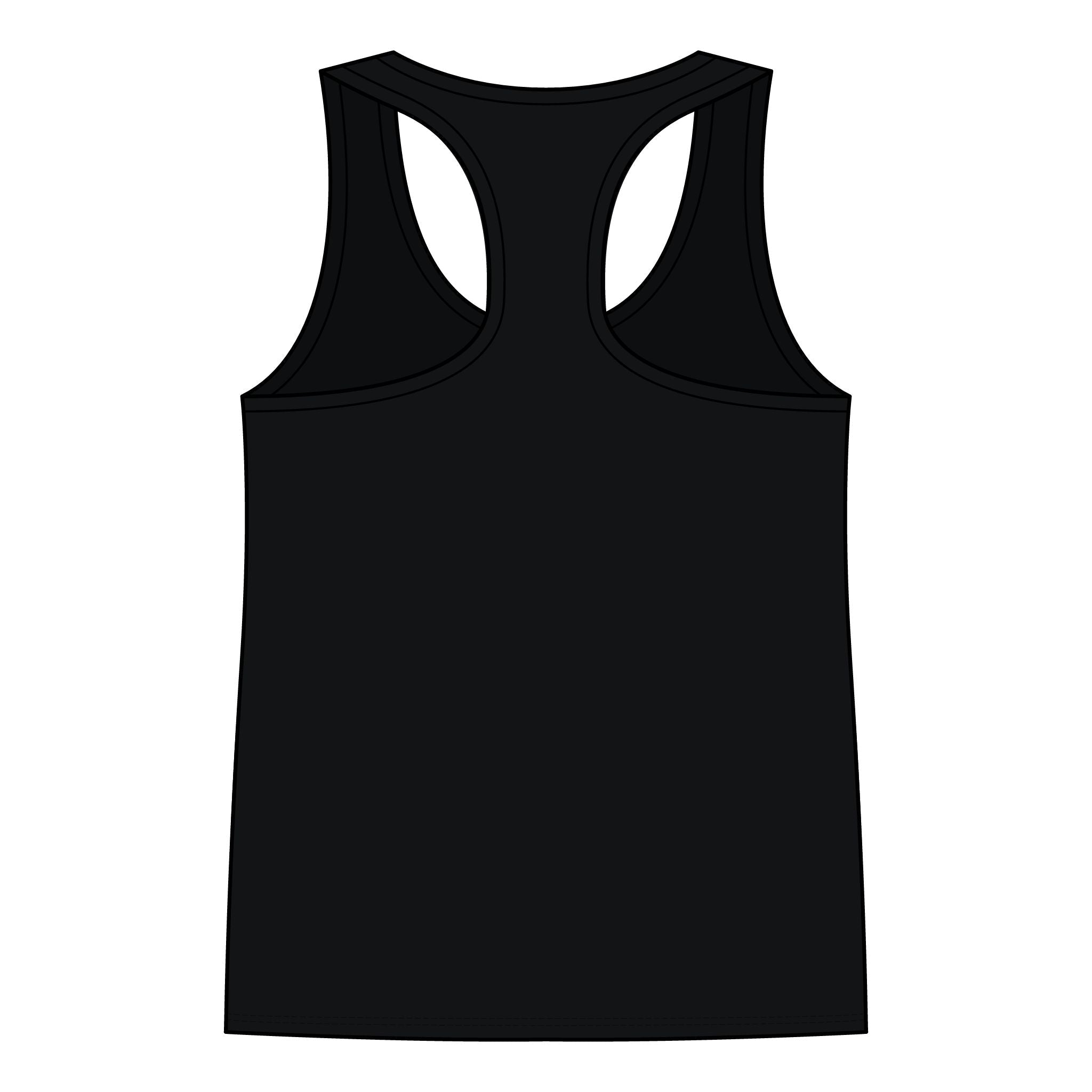 Racerback Tank — "Turn Up The Hank, Let's Drank" Leopard Print Graphic - Rooted & Reckless Co.