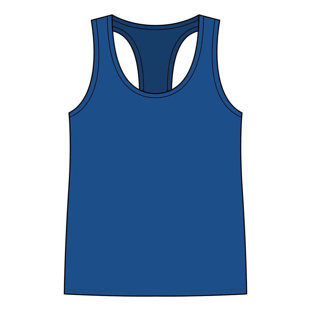 Racerback Tank — "Turn Up The Hank, Let's Drank" Leopard Print Graphic - Rooted & Reckless Co.