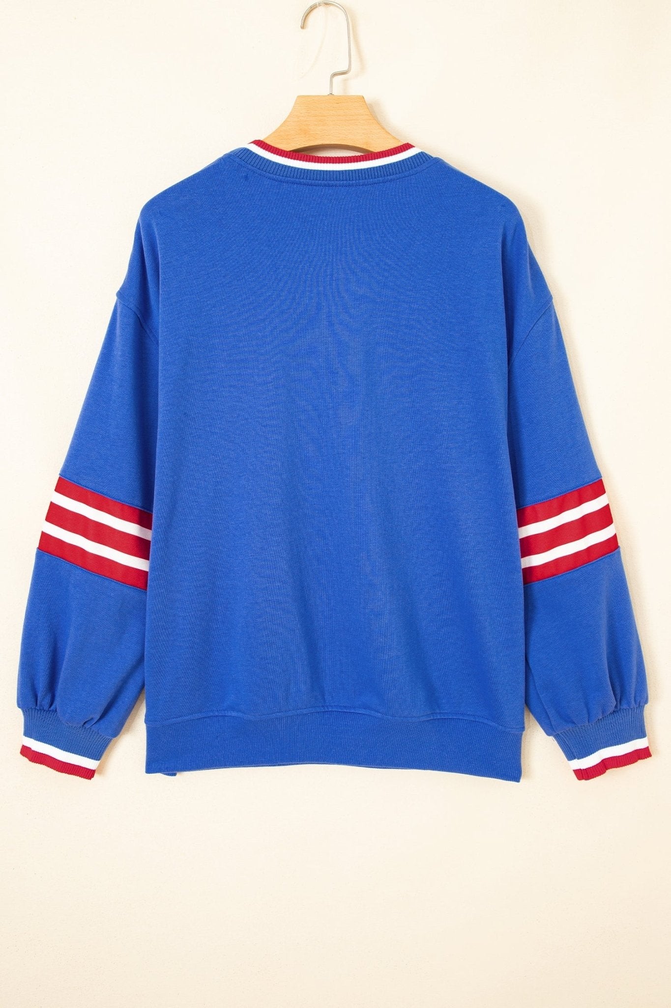 Racing Graphic Embroidered Patch Long Sleeve Sweatshirt - Rooted & Reckless Co.