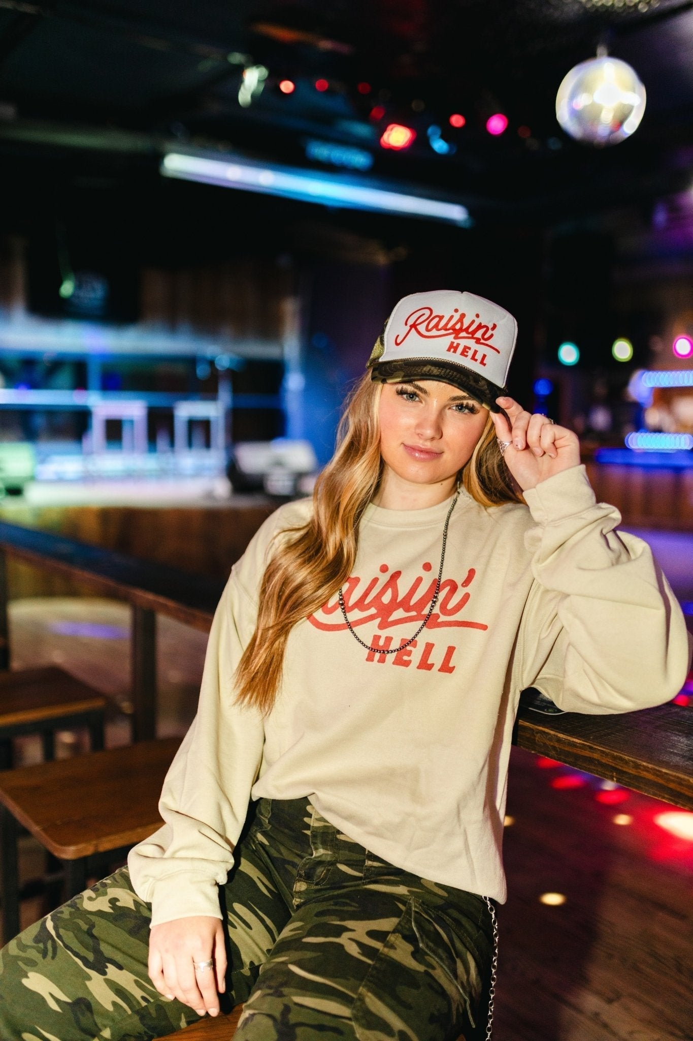 Raisin' Hell Trucker Hat - Rooted & Reckless Co.