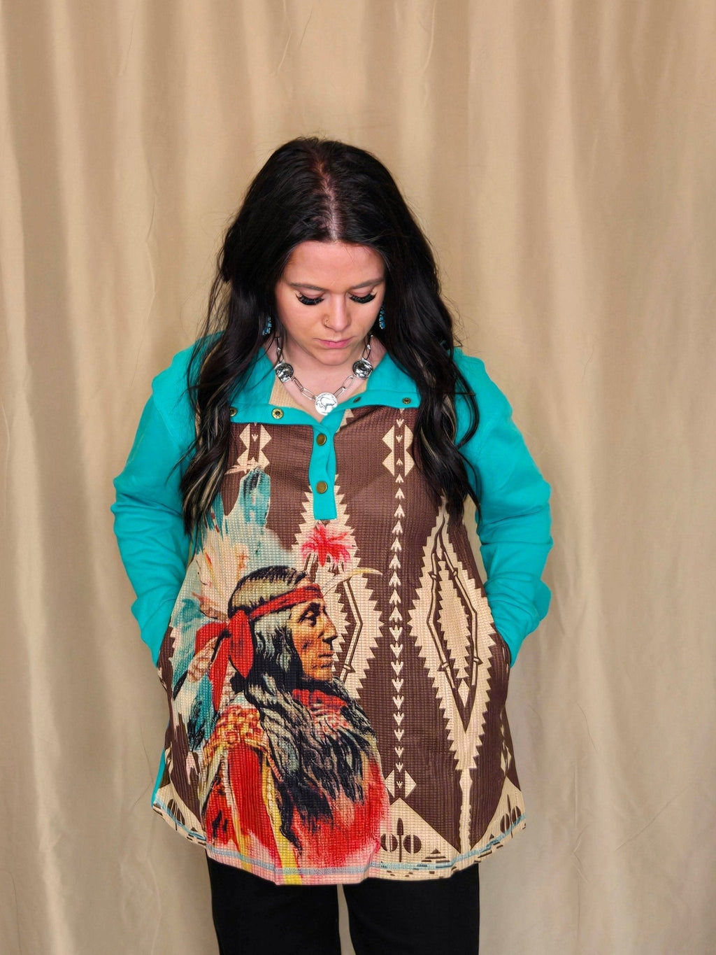 Red Cliffs Pullover - small remains - Rooted & Reckless Co.