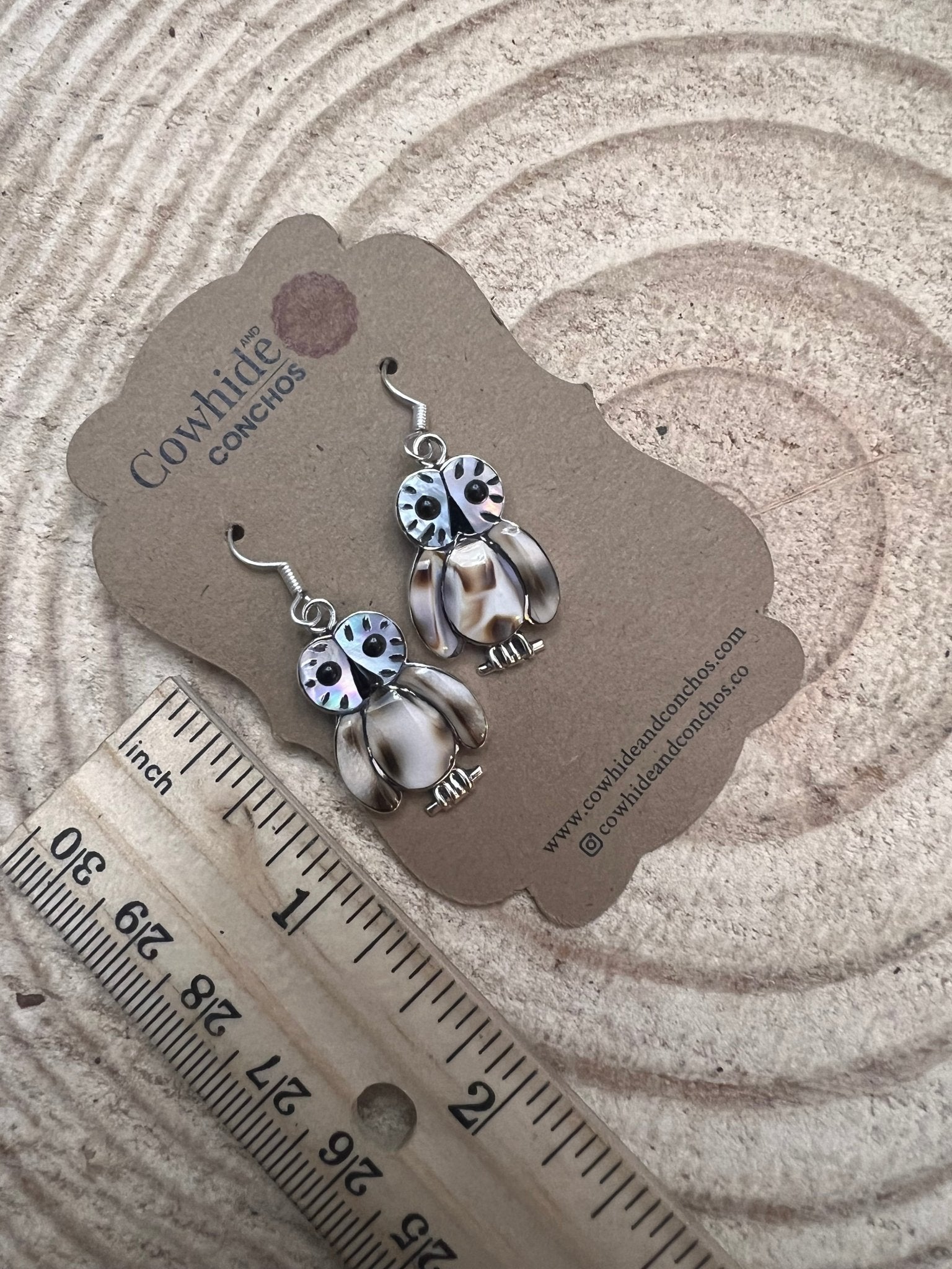 Reginda Kallest Zuni Multi-Stone Inlay Owl Sterling Silver Earrings - Rooted & Reckless Co.