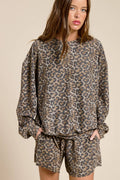 RELAXED FRENCH TERRY L/S TEE WITH PUFFED SLEEVES - Rooted & Reckless Co.