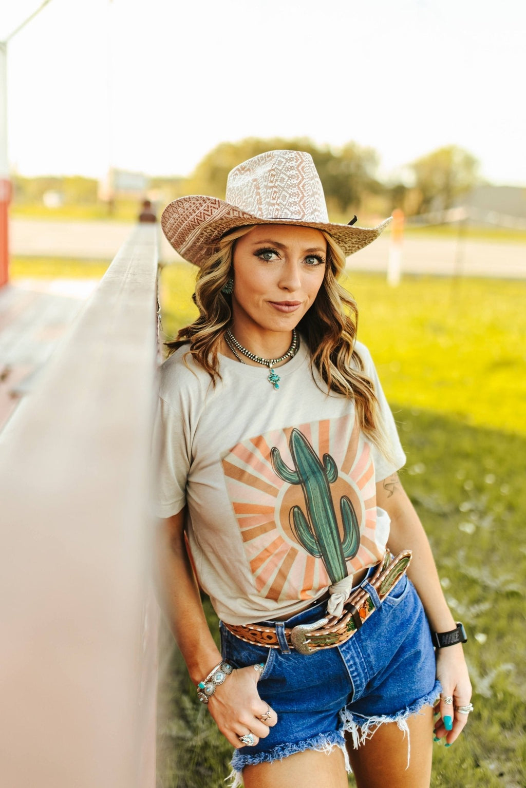 Retro Cactus Graphic Tee - Rooted & Reckless Co.