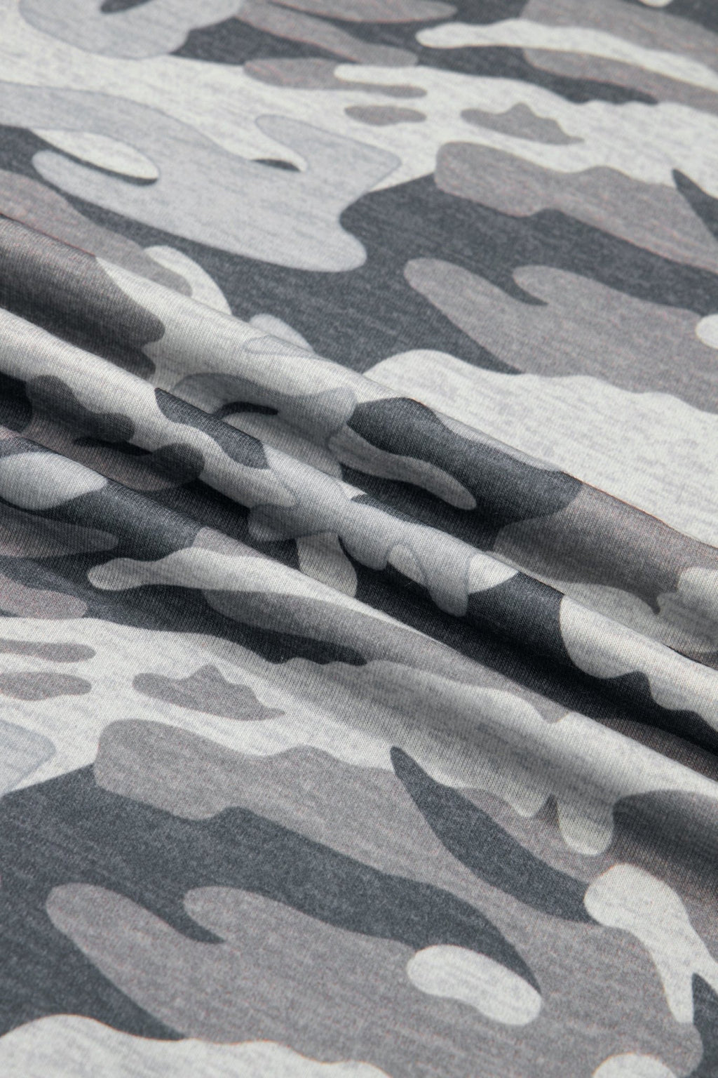 Retro Camo Raw Edge V-Neck Tee - Rooted & Reckless Co.