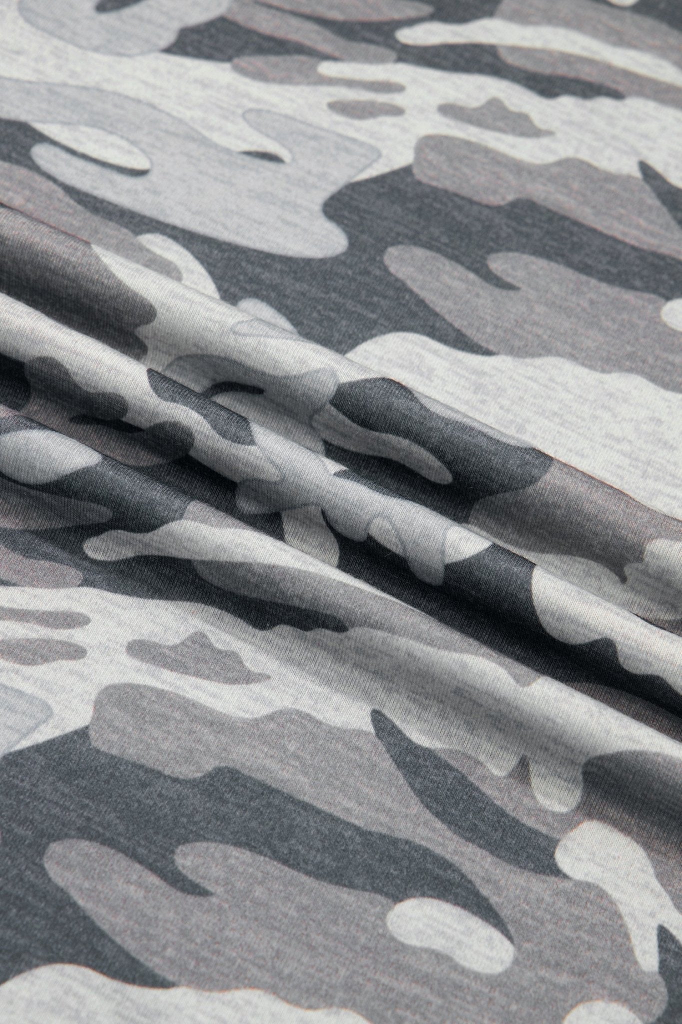 Retro Camo Raw Edge V-Neck Tee - Rooted & Reckless Co.