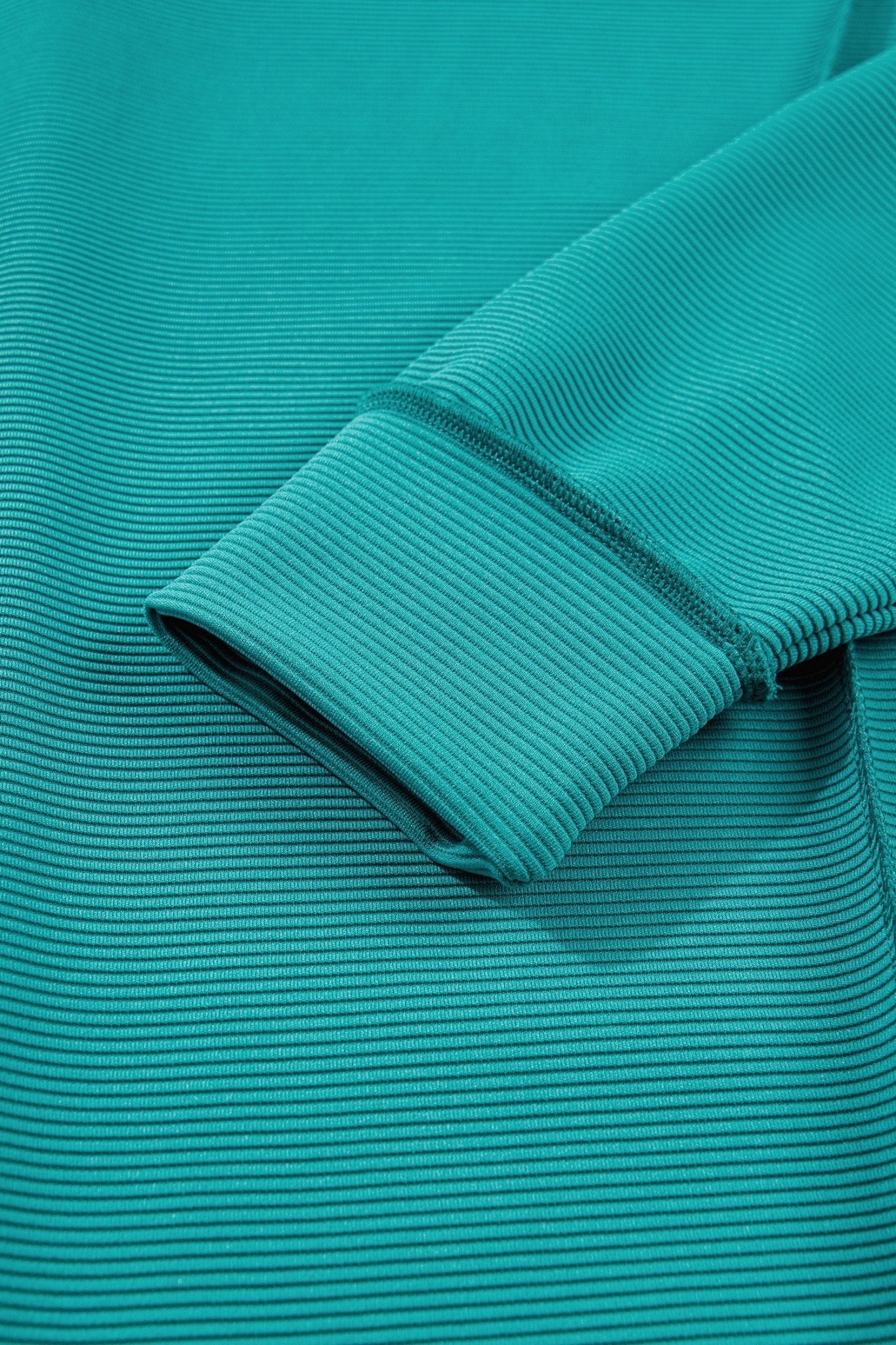 Ribbed Exposed Seam Drop Shoulder Pullover - Rooted & Reckless Co.