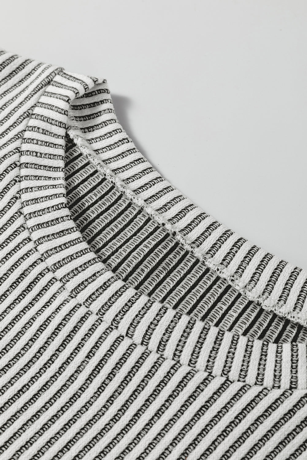 Ribbed Knit Crewneck Long Lantern Sleeve Top - Rooted & Reckless Co.