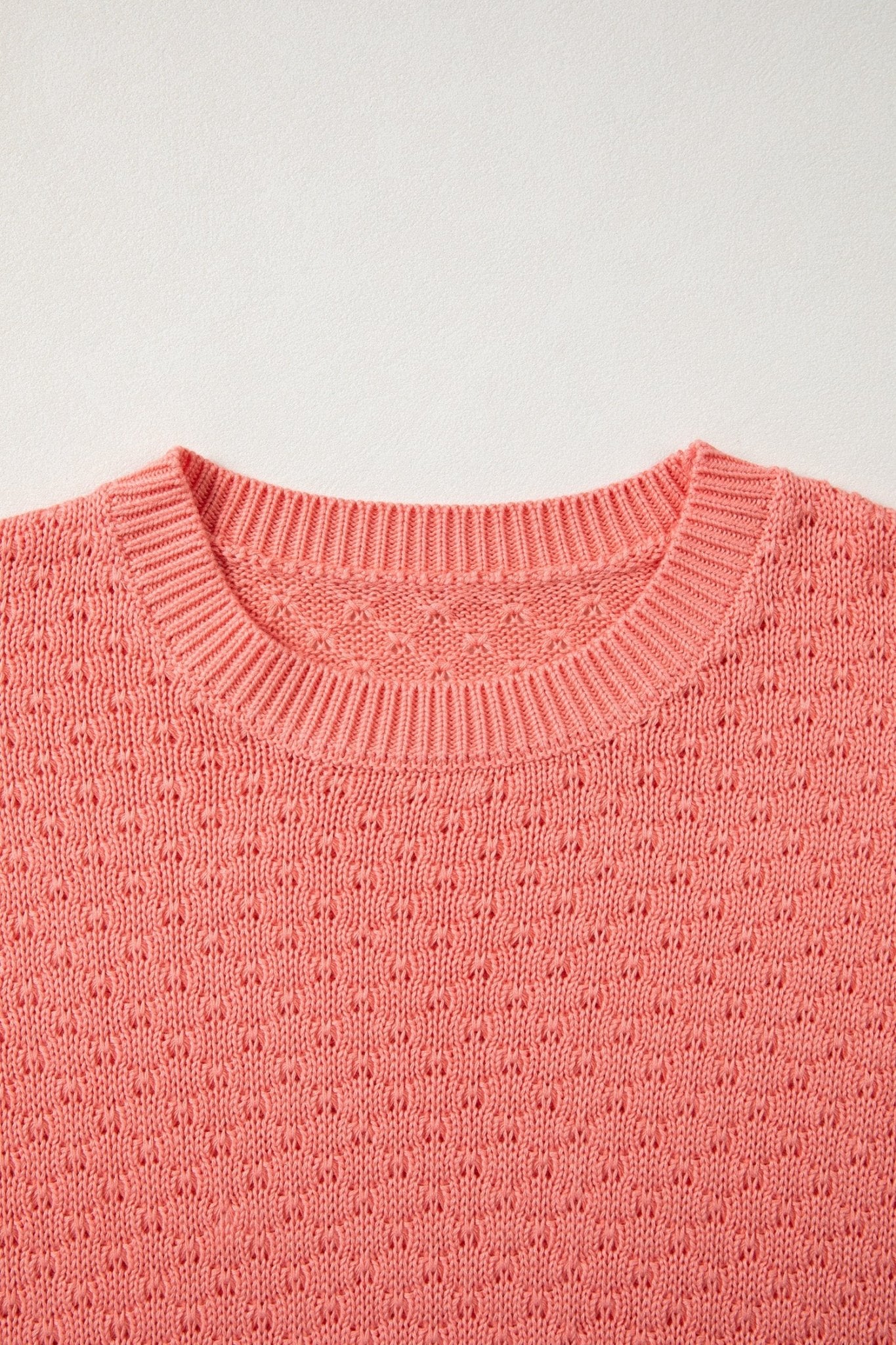 Ribbed Knit Drop Shoulder Long Sleeve Sweater - Rooted & Reckless Co.