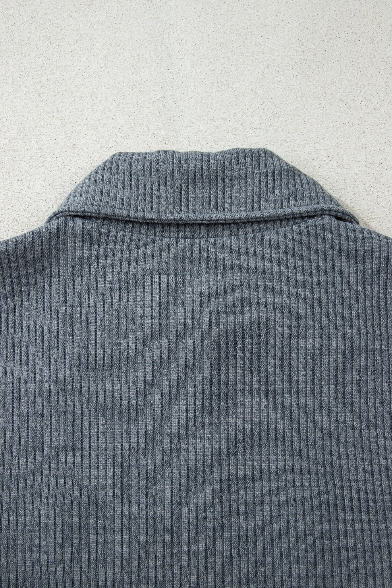 Ribbed Knit Flap Pocket Button-Up Shacket - Rooted & Reckless Co.
