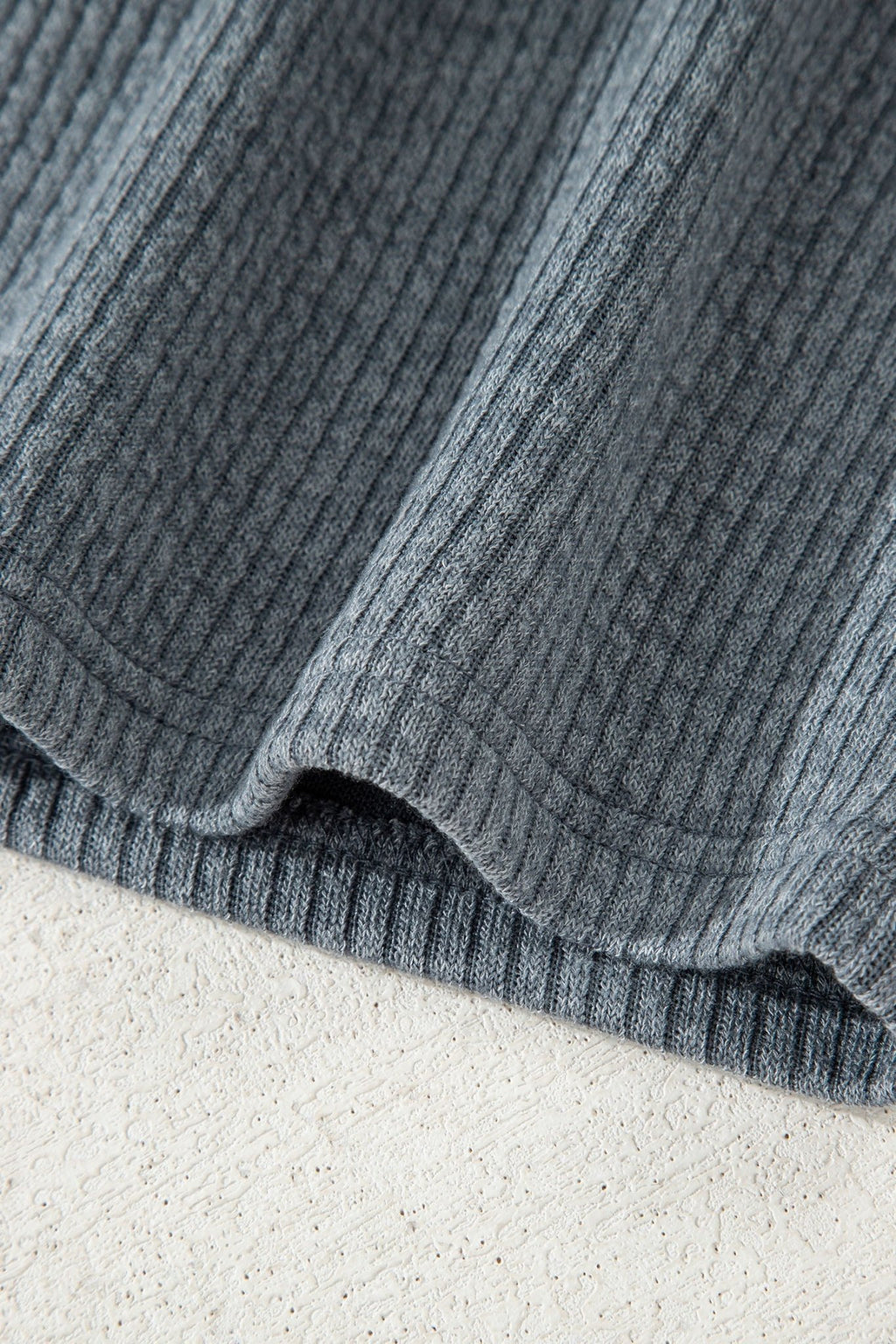 Ribbed Knit Flap Pocket Button-Up Shacket - Rooted & Reckless Co.