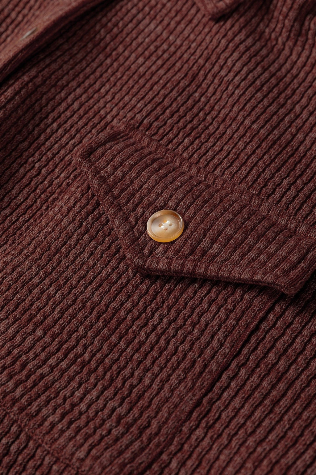 Ribbed Knit Flap Pocket Button-Up Shacket - Rooted & Reckless Co.