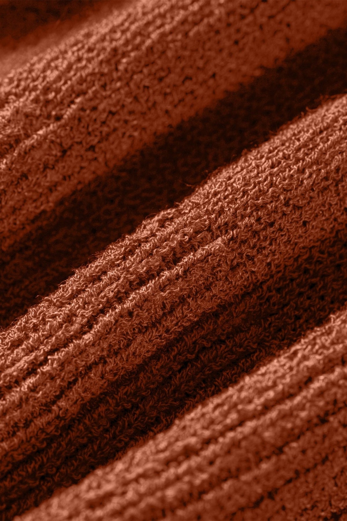 Ribbed Knit Round Neck 3/4 Sleeve Sweater - Rooted & Reckless Co.