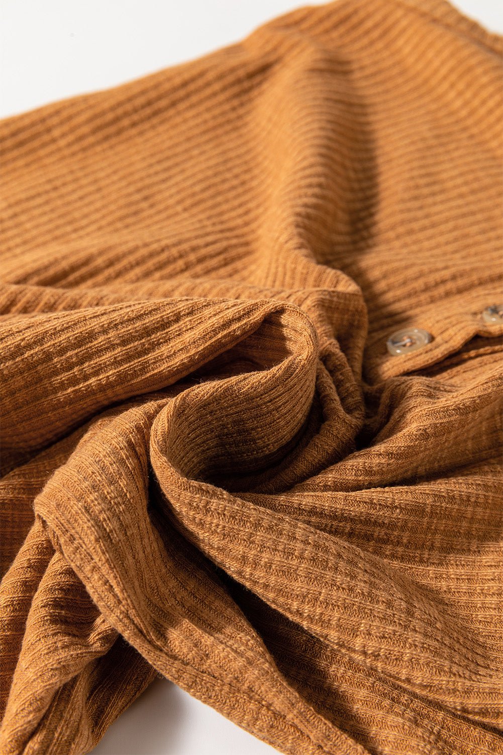 Ribbed Tie Knot Spaghetti Strap Buttoned Tank - Rooted & Reckless Co.