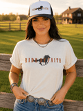 Ride By Faith Graphic Tee - Rooted & Reckless Co.