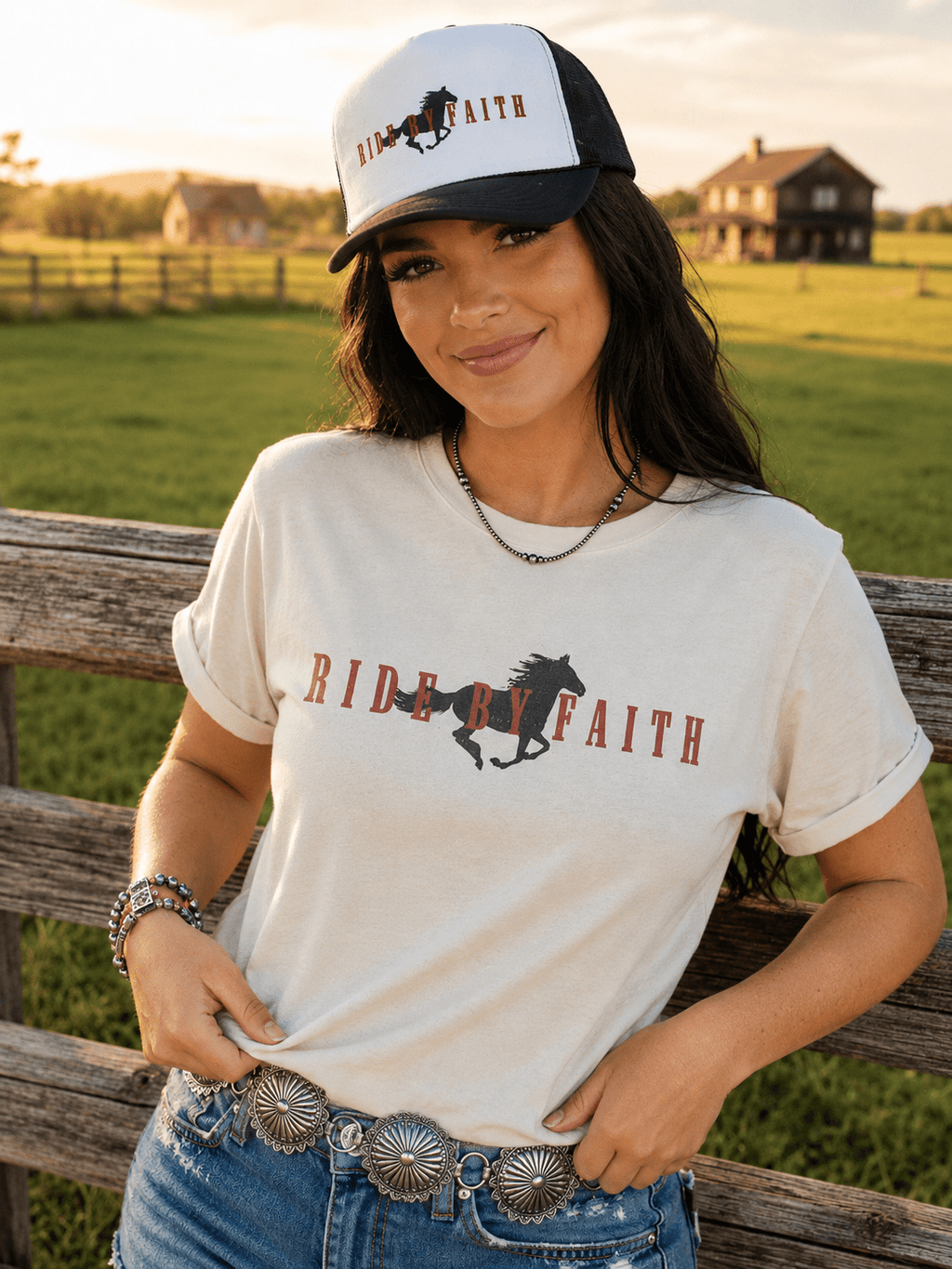 Ride By Faith Graphic Tee - Rooted & Reckless Co.